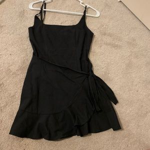 princess polly black mini dress